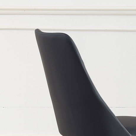 Set of 2 Veneta Faux Leather Dining Chair